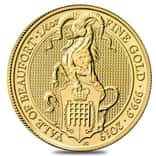 2019 Great Britain 1/4 oz Gold Queen's Beasts (Yale) Coin .9999 Fine BU