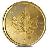 2019 1 oz Canadian Gold Incuse Maple Leaf $50 Coin .9999 Fine BU