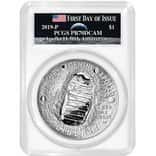 2019 P 5 oz Apollo 11 50th Anniversary Proof Silver Dollar Comm. PCGS PF 70 FDOI (Moon Label)
