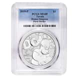 2019 1 oz Tuvalu Homer Simpson Silver Coin PCGS MS 69 First Strike