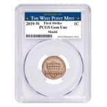2019 W Uncirculated Lincoln Penny Cent Comm. PCGS Gem UNC FS (West Point)