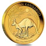 2019 1/2 oz Australian Gold Kangaroo Perth Mint Coin .9999 Fine BU In Cap