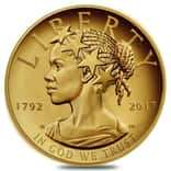 2017-W 1 oz $100 American Liberty High Relief Proof Gold Coin (Scruffy)