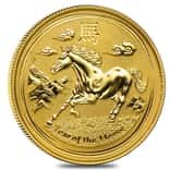 2014 1/10 oz Australian Gold Lunar Year of the Horse Coin (Series 2)