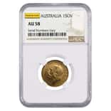 Gold Sovereign Coin NGC/PCGS AU 58 (Random Year)