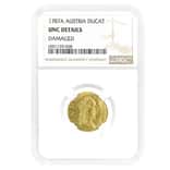 1787 Austria 1 Ducat Gold Coin NGC UNC Details