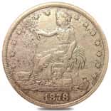 1878-S Silver Trade Dollar $1 Coin XF Details Cleaned