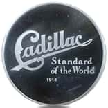 1 oz Cadillac "Standard of the World" Logo (1914) Silver Round .999 Fine
