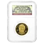 2007 W 1/2 oz $10 First Spouse - Martha Washington Proof Gold Coin NGC PF 70 UCAM