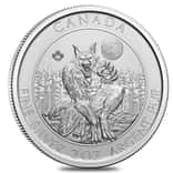 2021 2 oz Royal Canadian Creatures of the North Series Werewolf Silver Coin BU