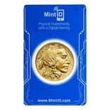 2021 1 oz Gold American Buffalo $50 Coin BU (In MintID NFC Scan Authentication Card)