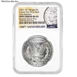 2021 Morgan Silver Dollar Centennial CC Privy NGC MS 69 ER Mint Error (Rev Struck Thru)