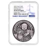 2022 Chad 2 oz Silver Inflation Protection High Relief Coin NGC MS 69 ER One of First 100
