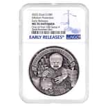 2022 Chad 2 oz Silver Inflation Protection High Relief Coin NGC MS 70 ER One of First 100