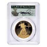 2020-W 1 oz $50 Proof Gold American Eagle PCGS PF 70 FDOI (Thomas S. Cleveland Sign)