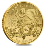 2016 1 oz Gold Lunar Year of the Monkey Coin .9999 Fine BU - Royal Australian Mint