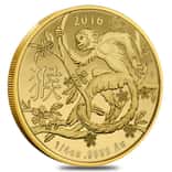 2016 1/4 oz Gold Lunar Year of the Monkey Coin .9999 Fine BU (In Capsule) - Australian Royal Mint