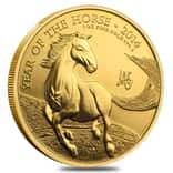 2014 1 oz Great Britain Gold Year of the Horse Coin BU