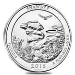 2016 5 oz Silver America the Beautiful ATB Shawnee National Forest Coin