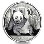 2015 1 oz Chinese Silver Panda 10 Yuan .999 Fine BU