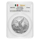2020 5 oz Mexican Silver Libertad Coin PCGS MS 69 FS