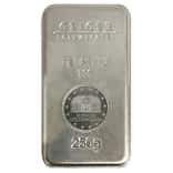 250 gram Geiger Security Line Silver Bar .999 Fine (Sealed)