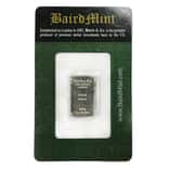 1/10 oz Baird Mint Rhodium Bar .999 Fine (In Assay)
