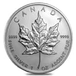 2004 $5 Canadian 1 oz Silver Maple Leaf BU (Sealed)