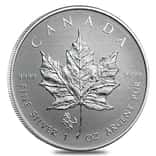2014 1 oz Canadian Silver Maple Leaf - Horse Privy (Reverse Proof)