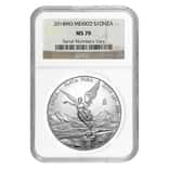 2014 1 oz Mexican Silver Libertad NGC MS 70