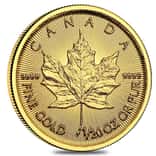 2017 1/20 oz Canadian Gold Maple Leaf $1 Coin .9999 Fine BU (Sealed)