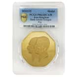 2535 Gold Medal Bank Jubilee Octagon 40 Gram 50th Anniversary PCGS PF 63 DCAM
