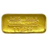 100 gram Engelhard Vintage Cast Gold Bar .9999 Fine