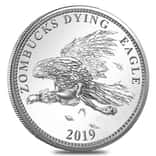 Zombucks "Dying Eagle" 1 oz .999 Fine Silver Round