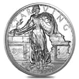 Zombucks "Starving Liberty" 1 oz .999 Fine Silver Round