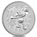 2017 1 oz Niue Silver $2 Disney Steamboat Willie BU