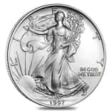 1997 1 oz Silver American Eagle $1 Coin BU