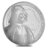 2017 1 oz Niue Silver $2 Star Wars Darth Vader BU