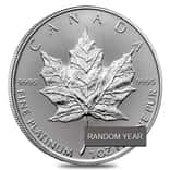 1 oz Platinum Canadian Maple Leaf Coin BU (Random Year)