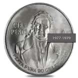 Mexico Silver 100 Pesos AU/BU ASW .643 oz (1977-1979, Random Year)