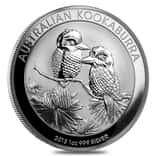 2013 1 oz Silver Australian Kookaburra Perth Mint .999 Fine BU In Cap