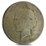 1934 D Silver Peace Dollar VG-VF