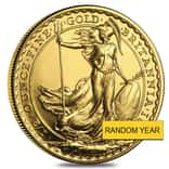 Great Britain 1/2 oz Britannia Gold Coin BU/Proof (Random Year)