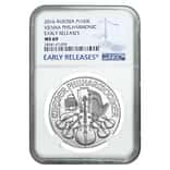 2016 1 oz Austrian Platinum Philharmonic Coin NGC MS 69 Early Releases