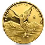 2017 1 oz Mexican Gold Libertad Coin .999 Fine Proof (In Cap)