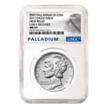 2017 1 oz Palladium American Eagle NGC MS 69 Early Releases