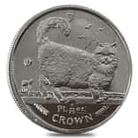 1/25 oz Isle of Man Platinum Cat Abrasions (Random Year)