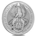 2018 Great Britain 10 oz Silver Queen's Beasts (Griffin) Coin .9999 Fine BU In Cap