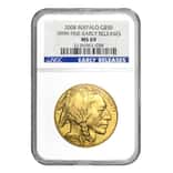 2008 1 oz $50 Gold American Buffalo NGC MS 69 Early Releases