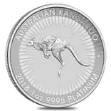 2018 1 oz Australian Platinum Kangaroo Perth Mint Coin .9995 Fine BU In Cap